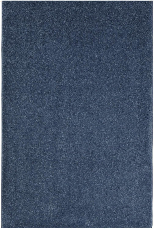 KOECKRITZ Soft and Colorful Kids Classroom Area Rugs (Passes Flammability Pill Test) Many Sizes and Bright Colors to Select from (8' x 8', Navy)