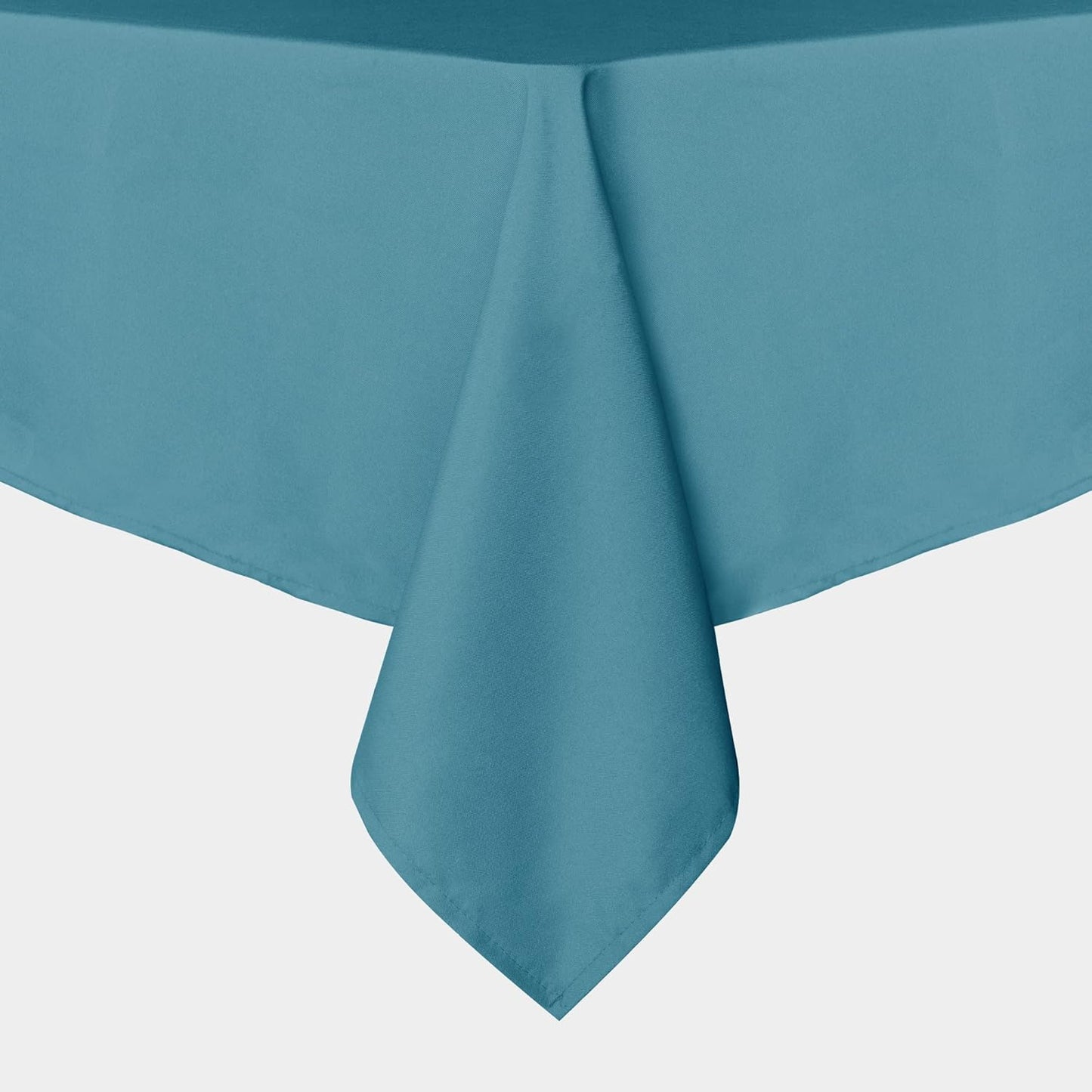 sancua Rectangle Tablecloth - 70 x 90 Inch - Stain and Wrinkle Resistant Washable Polyester Table Cloth, Decorative Fabric Table Cover for Dining Tables, Buffet Parties and Camping, Teal