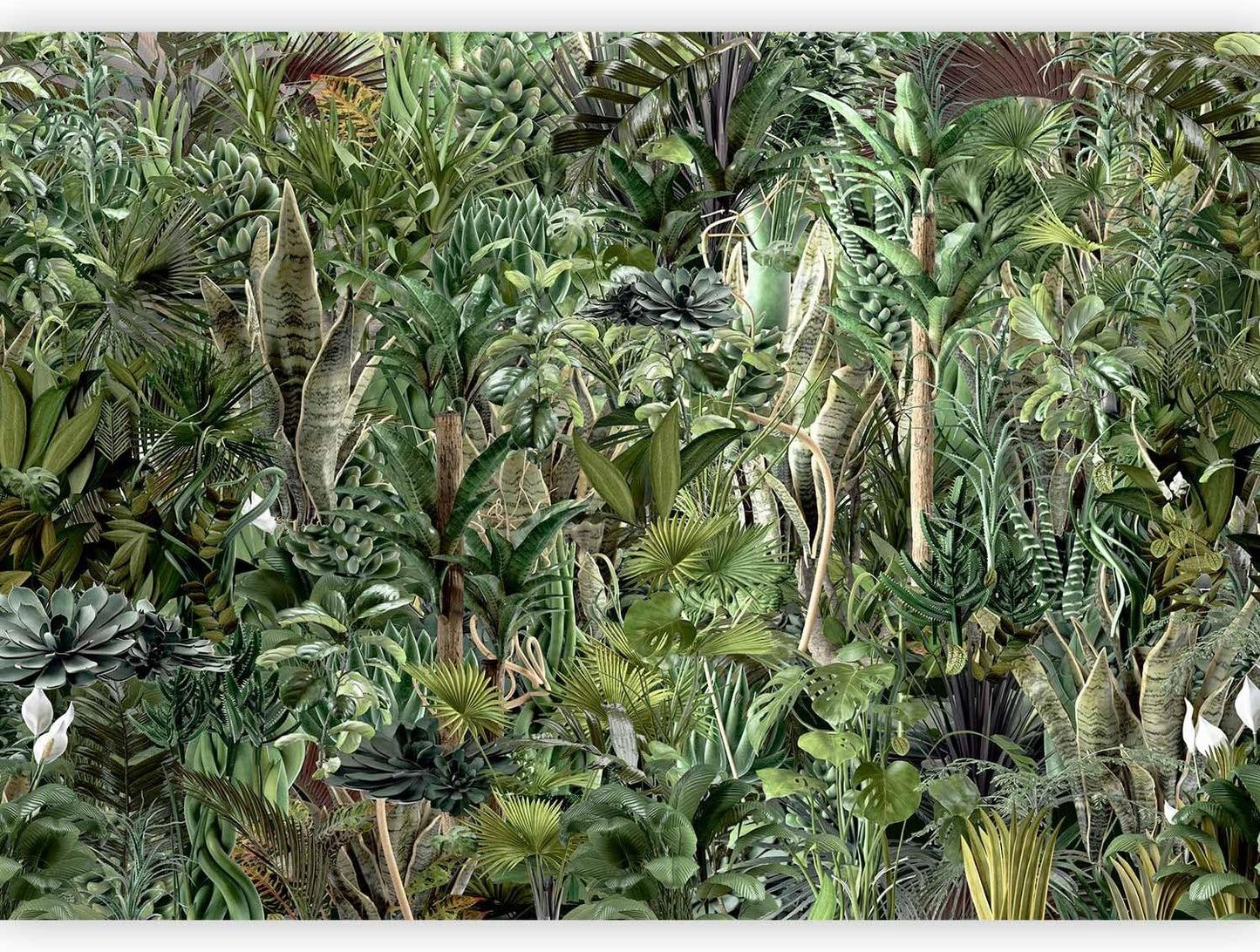 artgeist Premium Wall Mural Leaves 98x69 in - XXL Non-Woven Wallpaper Fleece Wall Decor Photo Print Picture Image Design Plants Abstract Nature Botanical b-C-0858-a-a