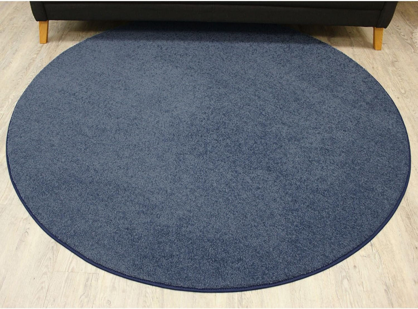 KOECKRITZ Soft and Colorful Kids Classroom Area Rugs (Passes Flammability Pill Test) Many Sizes and Bright Colors to Select from (10' Round, Navy)