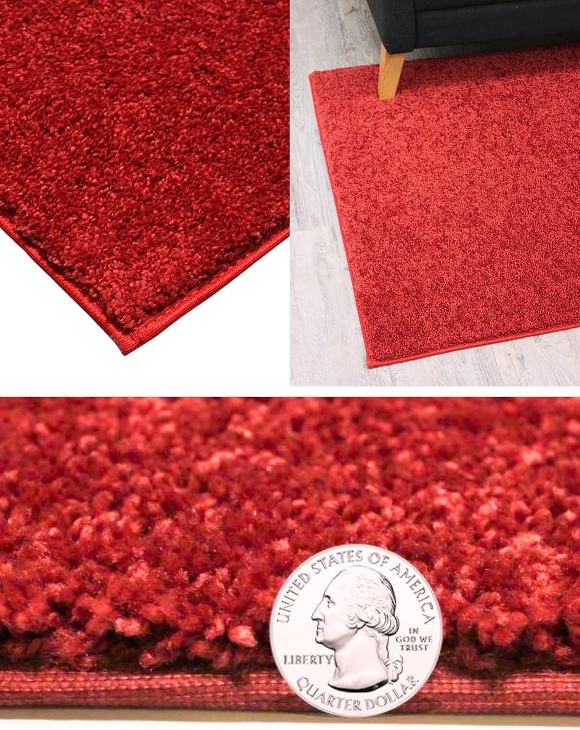 KOECKRITZ Soft and Colorful Kids Classroom Area Rugs (Passes Flammability Pill Test) Many Sizes and Bright Colors to Select from (3' x 12', Fire Engine)