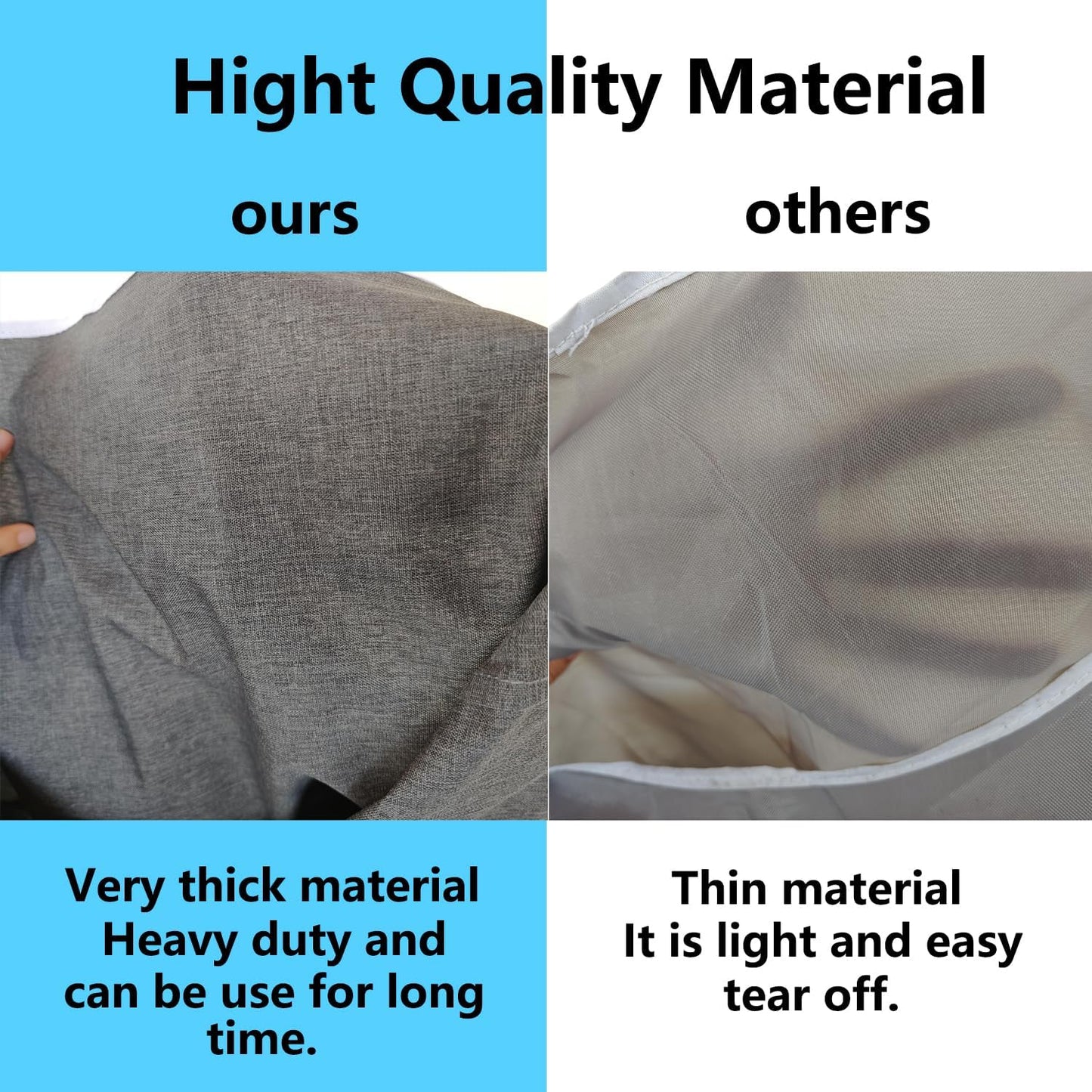 XL Hanging Laundry Hamper, 2PC-Black, Over Door/Wall Mount, Large Capacity, Modern Design, Durable, Waterproof