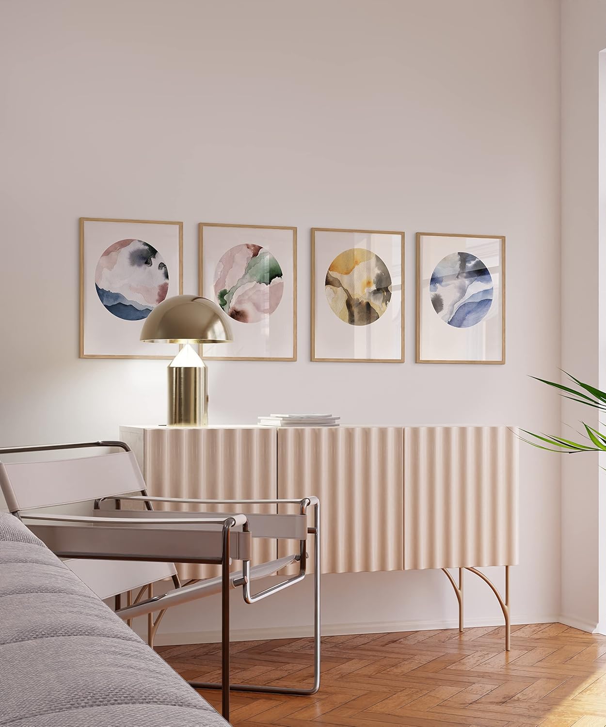 Haus and Hues 11x14 Natural Oak Wood Picture Frames Set of 15 - Premium Bulk Picture Frames 11x14 Bundle - Elegant Gallery Wall Frame Set for Posters, Art Display - Ideal for Wall Decor in Home &