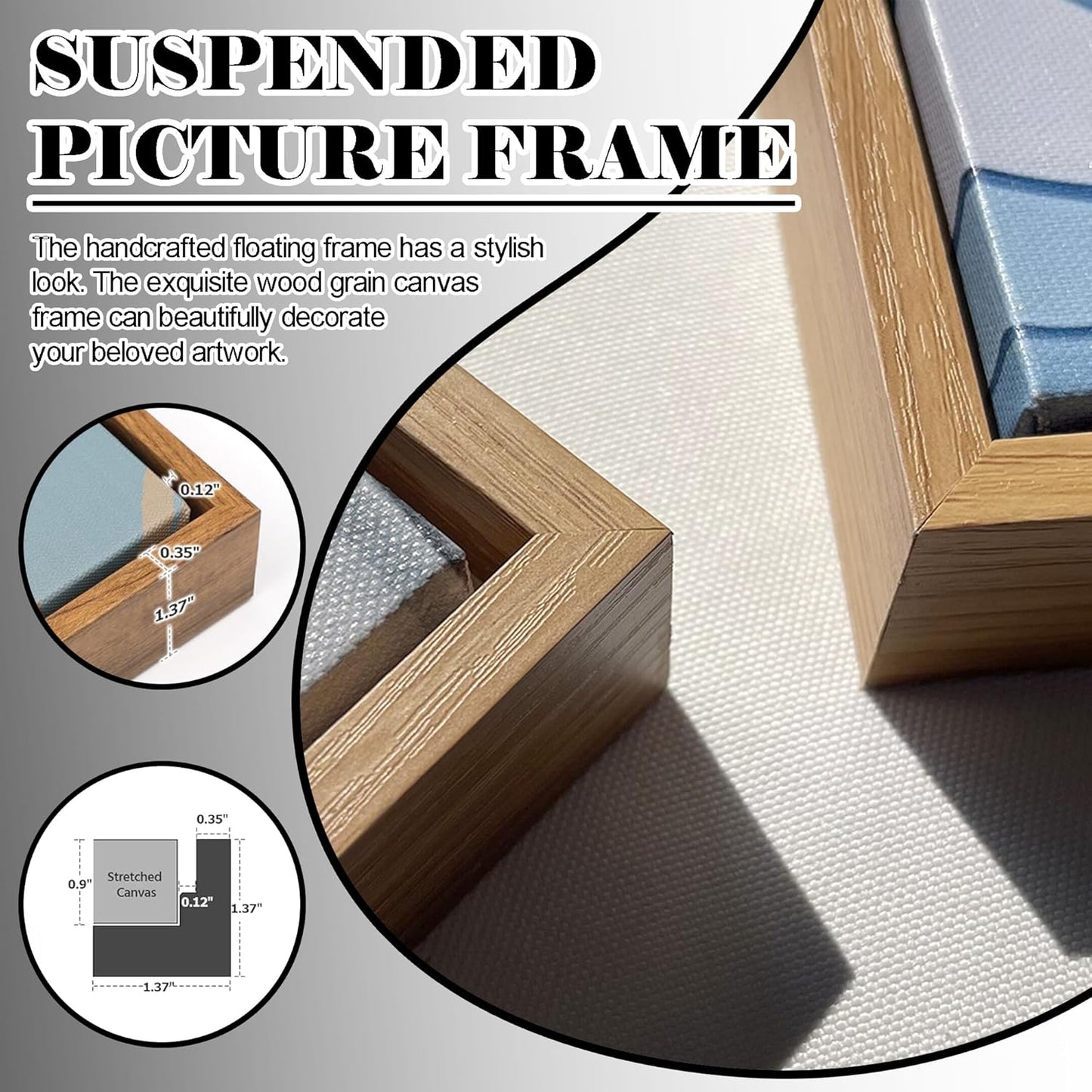 QZQCBLC Farmhouse Wall Art, White Clouds Orange Trees Landscape Pictures Rustic Cabin Painting Framed Artwork for Living room Bedroom Bathroom Home Office Decor 20x40 IN