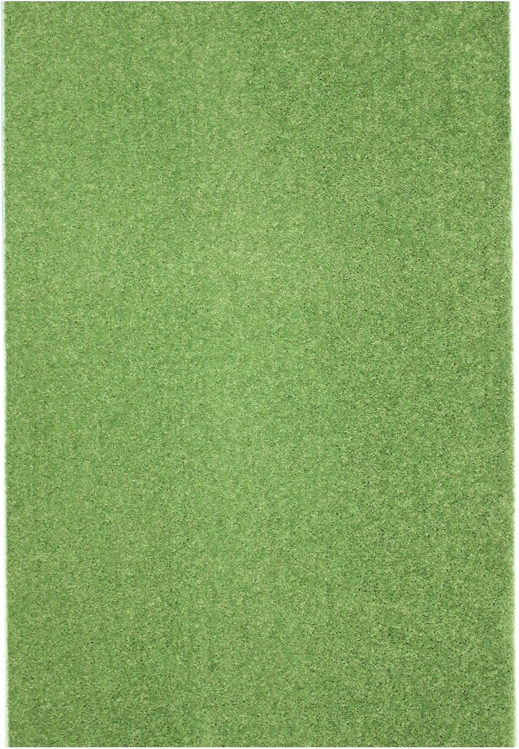 KOECKRITZ Soft and Colorful Kids Classroom Area Rugs (Passes Flammability Pill Test) Many Sizes and Bright Colors to Select from (8' x 8', Lime)