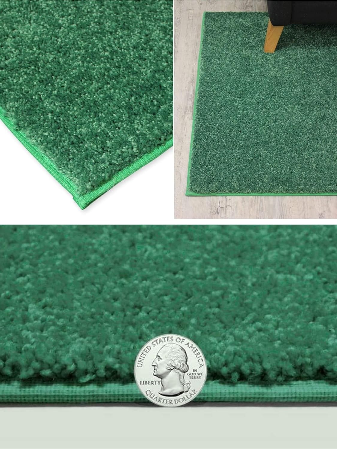 KOECKRITZ Soft and Colorful Kids Classroom Area Rugs (Passes Flammability Pill Test) Many Sizes and Bright Colors to Select from (3' x 12', Froggy)