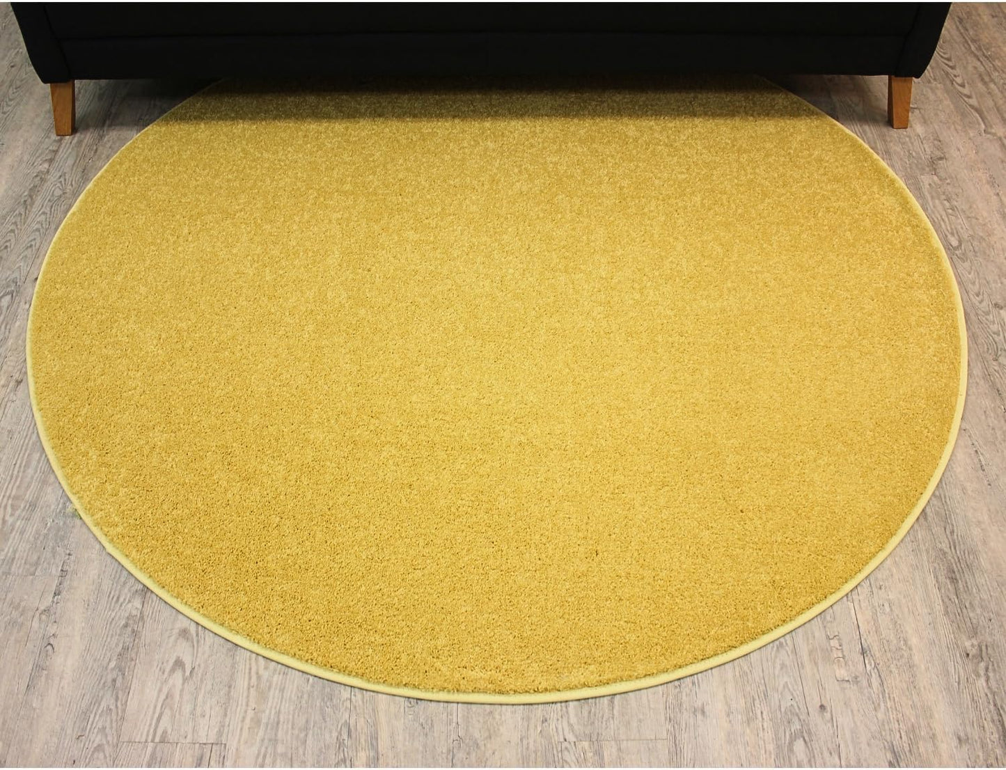 KOECKRITZ Soft and Colorful Kids Classroom Area Rugs (Passes Flammability Pill Test) Many Sizes and Bright Colors to Select from (5' Round, Lemon)