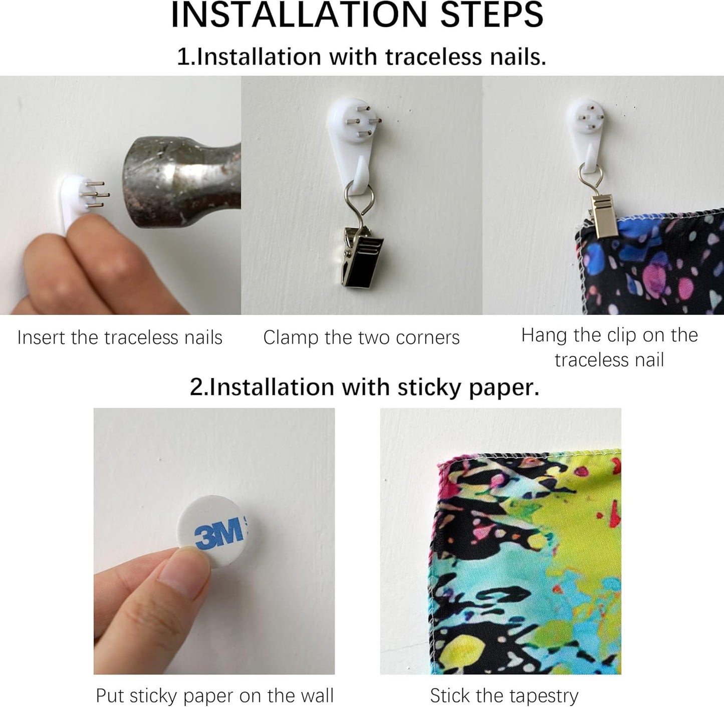 OSVINO Blacklight Alien Tapestry 90"x70" UV Reactive Alien DJing Wall Hanging Art Bedroom Decor Moon and Sun Planets Posters Wall Hanging Hippie Decor