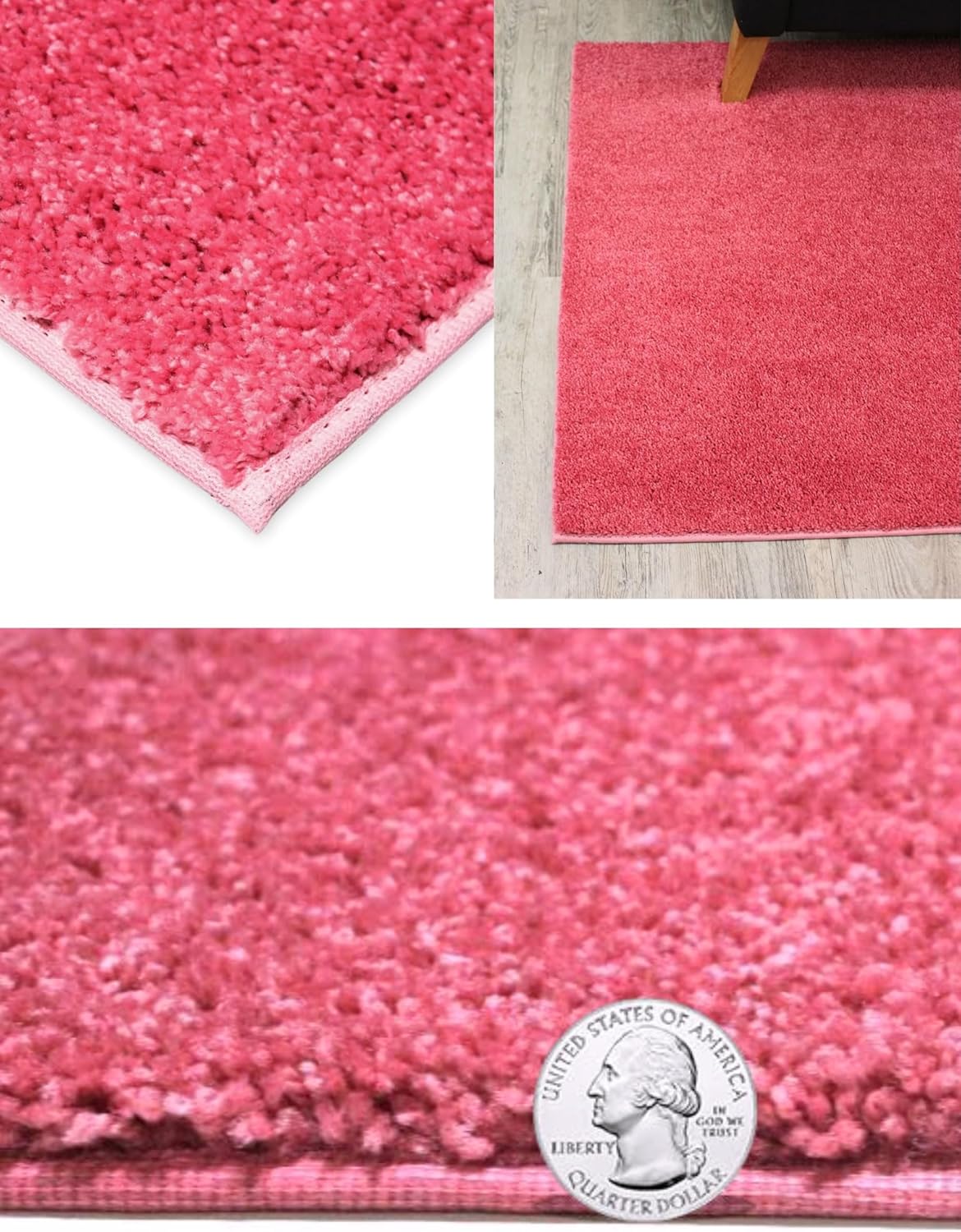 KOECKRITZ Soft and Colorful Kids Classroom Area Rugs (Passes Flammability Pill Test) Many Sizes and Bright Colors to Select from (5' x 5', Glamour)