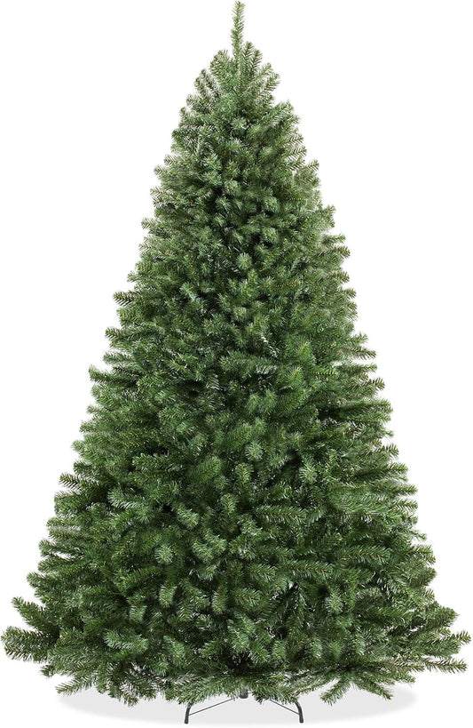 Casafield 7.5FT Realistic Green Spruce Artificial Holiday Christmas Tree with Sturdy Metal Stand