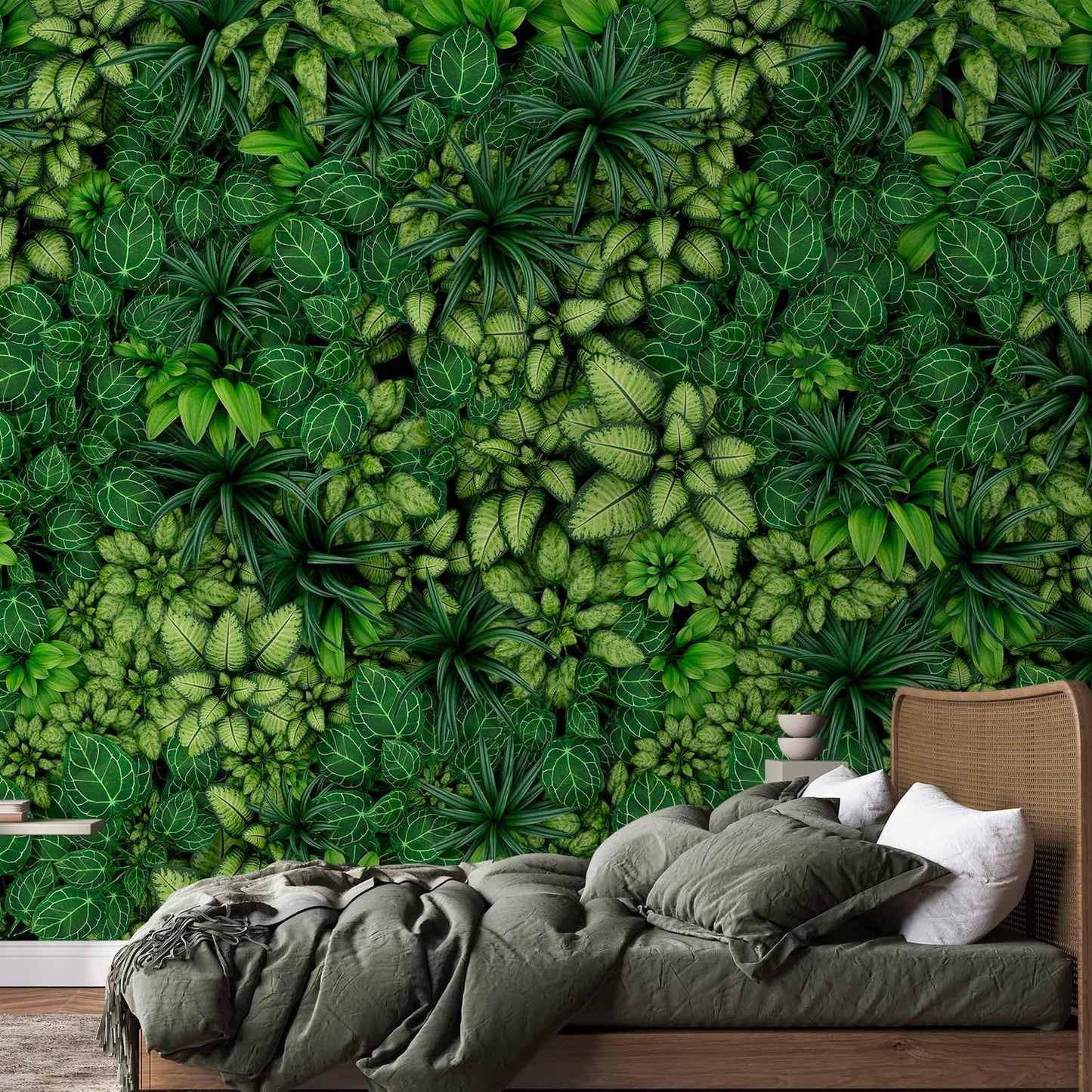 artgeist Wall Mural Plants 177x124 in - XXL Non-Woven Wallpaper Fleece Wall Decor Photo Print Picture Image Design Nature Botanics Tropical Leaves b-B-0601-a-a