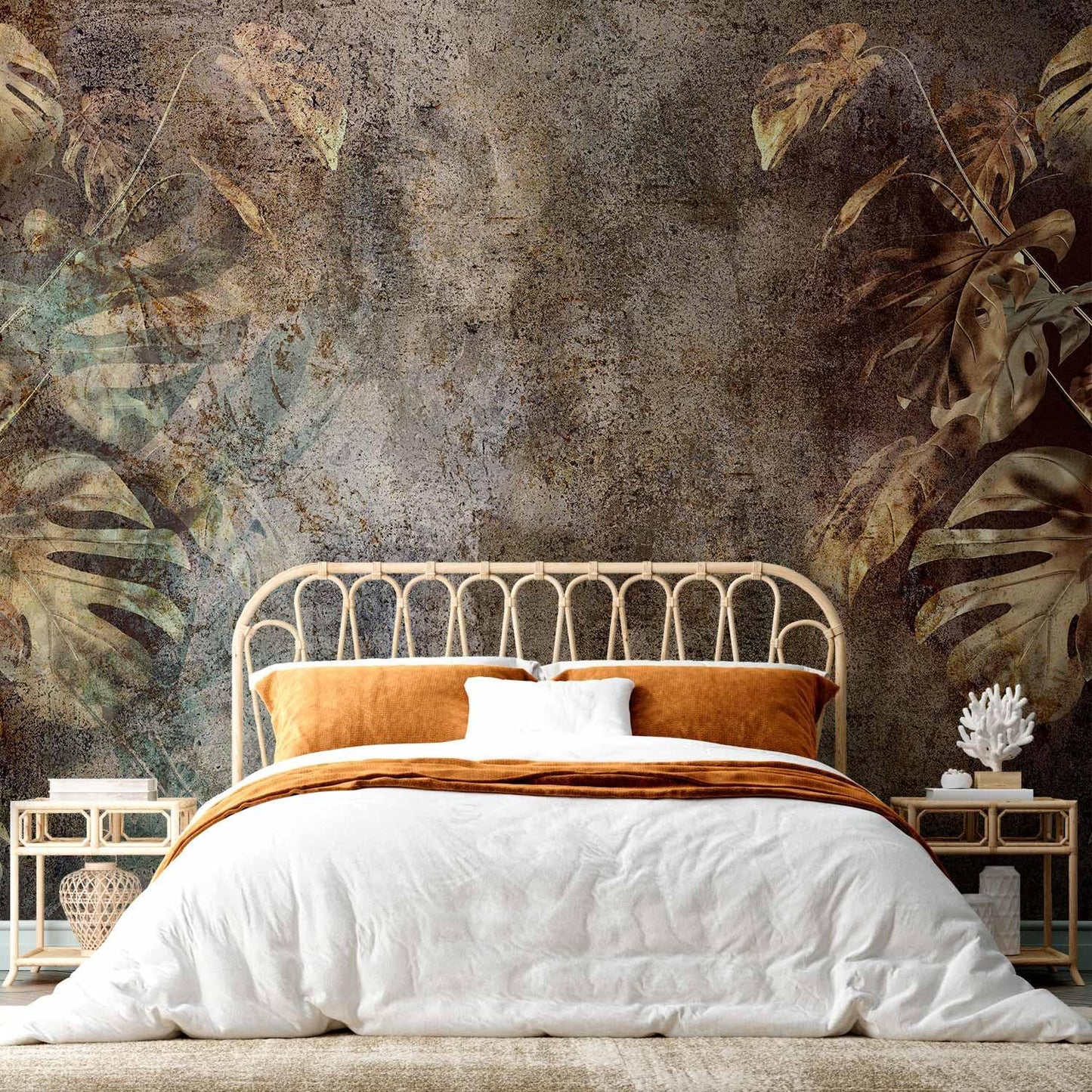 artgeist Premium Wall Mural Monstera 98x69 in - Non-Woven Wallpaper Fleece Wall Decor Photo Print Picture Image Design Nature Botanical Abstract Plants b-C-0859-a-a