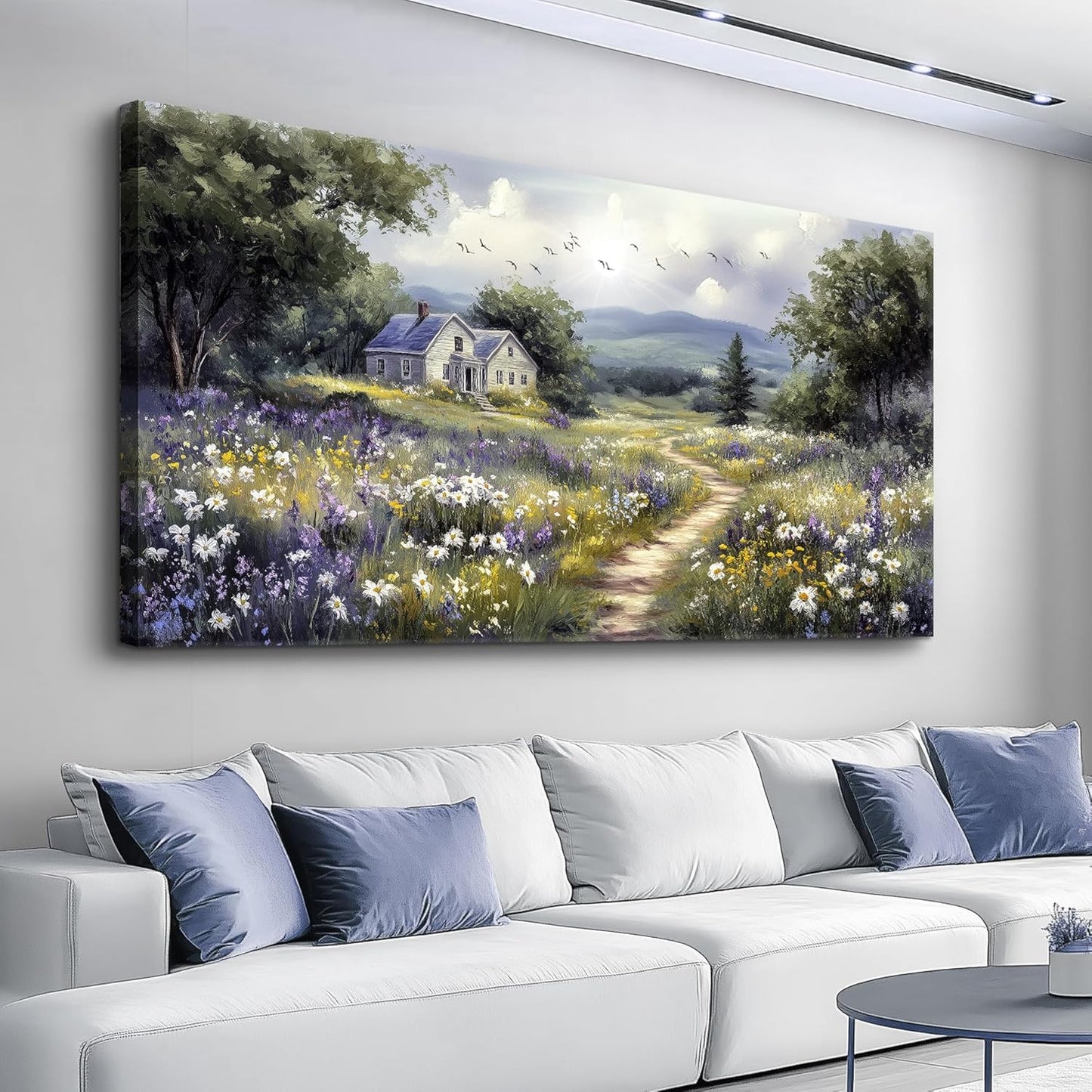 Canvas Wall Art for Living Room Wall Decor for Bedroom Office Wall Decoration Garden Painting Artwork Room Aesthetic Home Decor 20x40 in
