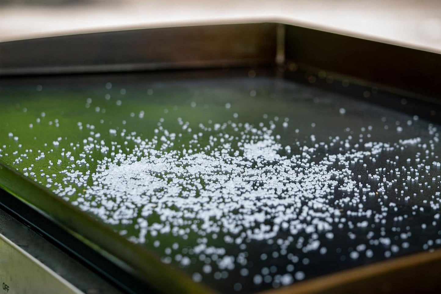 CARON & DOUCET - 100% Plant-Based Griddle Cleaning Soap and Salt Scrub Set: Best for Removing Rust & Cleaning Burnt On Food While Seasoning Griddle