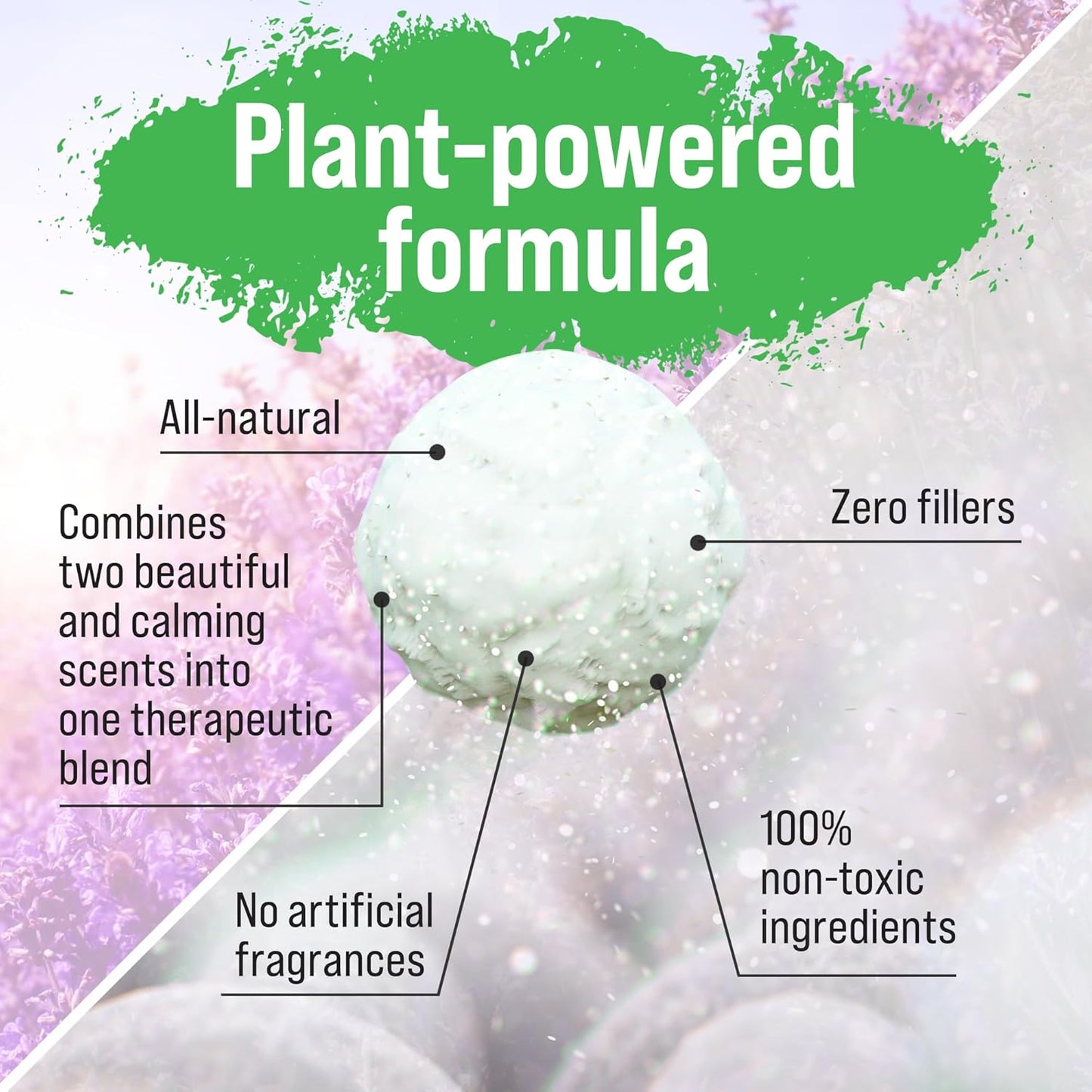 Rockin' Green Classic Rock Laundry Detergent Powder (90 Loads) - All Natural Laundry Detergent - Sensitive Skin Laundry Powder (Lavender Mint Revival)