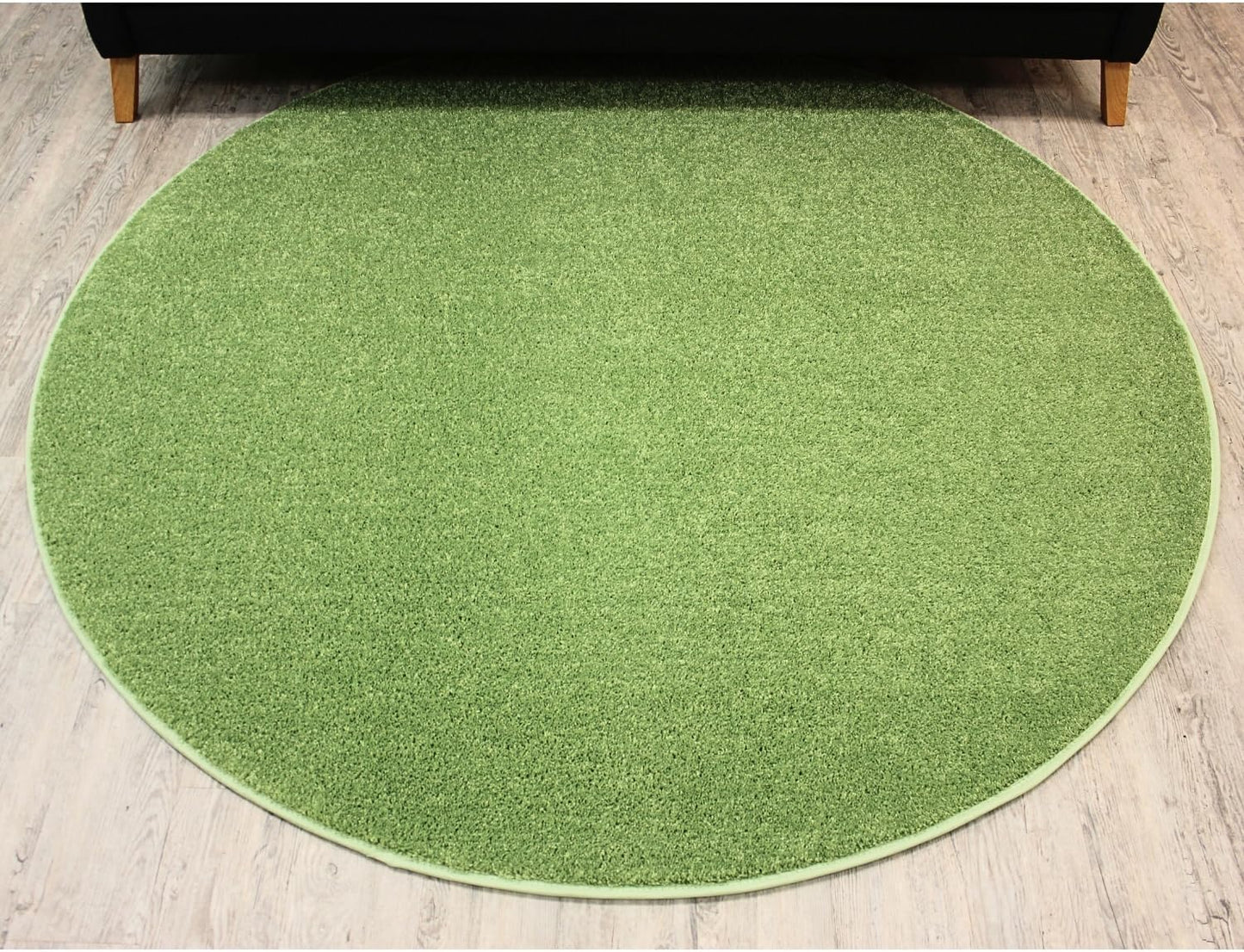 KOECKRITZ Soft and Colorful Kids Classroom Area Rugs (Passes Flammability Pill Test) Many Sizes and Bright Colors to Select from (7' Round, Lime)