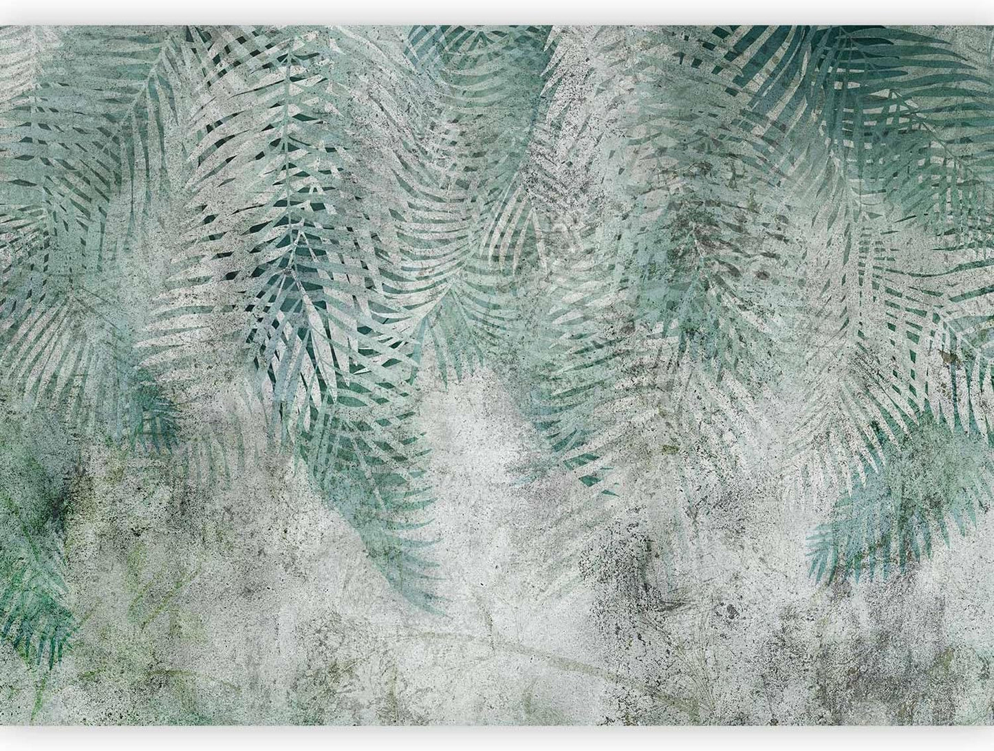 artgeist Wall Mural Leaves 79x55 in - XXL Non-Woven Wallpaper Fleece Wall Decor Photo Print Picture Image Design Nature Botanical Plants Palm Abstract b-C-0861-a-a