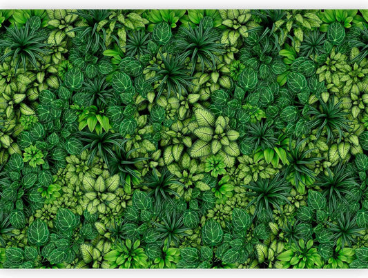 artgeist Wall Mural Plants 118x83 in - XXL Non-Woven Wallpaper Fleece Wall Decor Photo Print Picture Image Design Nature Botanics Tropical Leaves b-B-0601-a-a