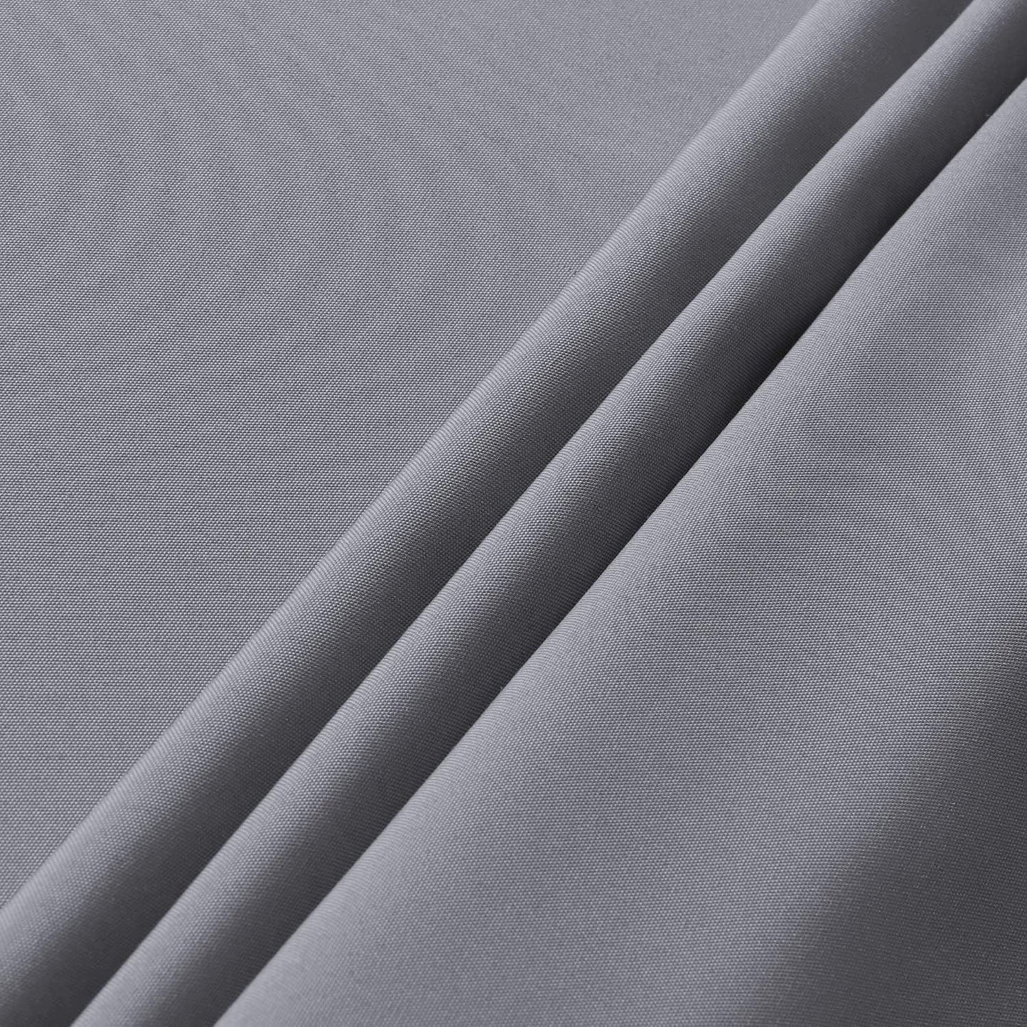 sancua Square Tablecloth - 70 x 70 Inch - Water Resistant Spill Proof Washable Polyester Table Cloth, Decorative Fabric Table Cover for Dining Tables, Buffet Parties and Camping, Light Grey