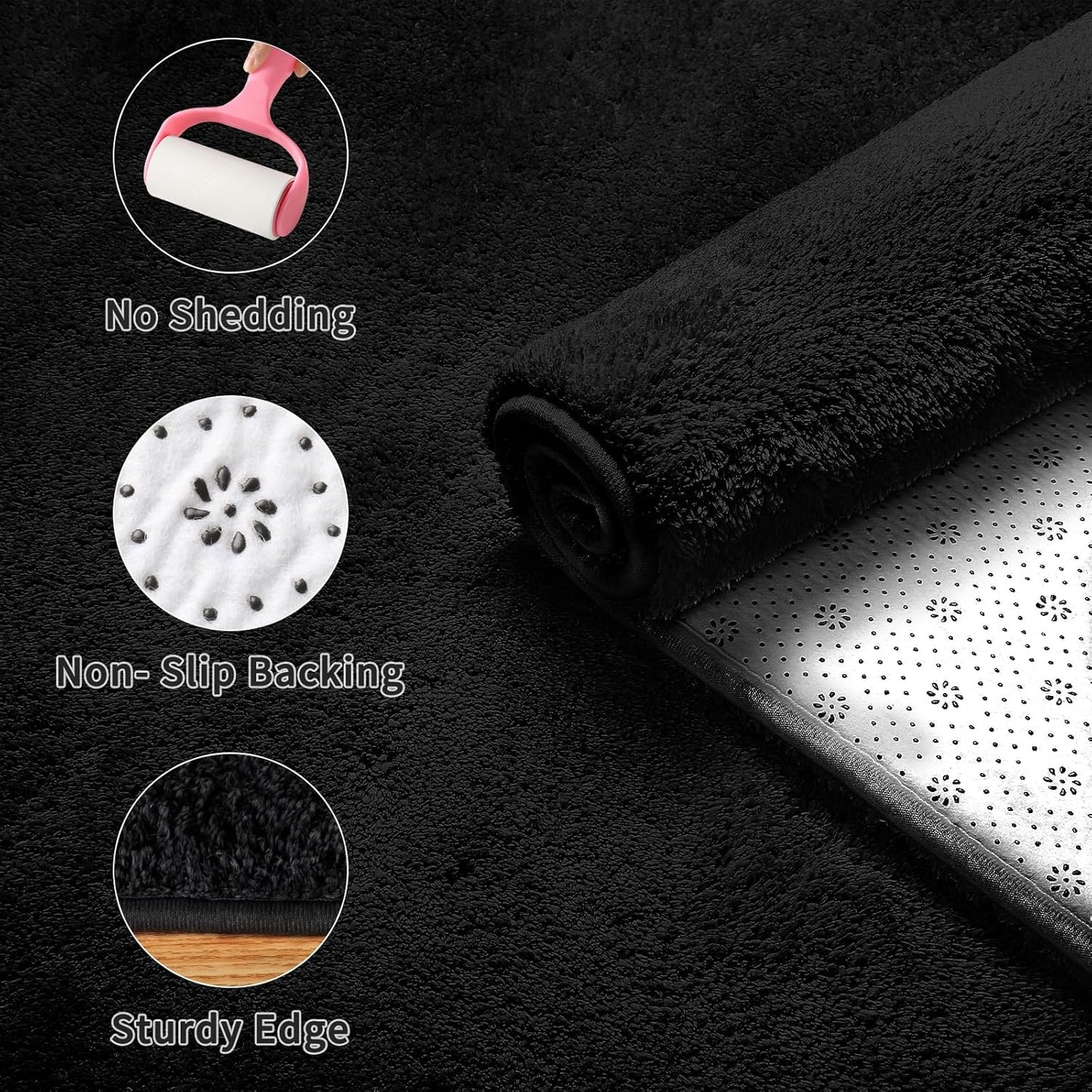 Sour Lemon 9x12 Area Rugs for Living Room, Soft Large Area Rug Fluffy Rugs for Bedroom，Machine Washable Area Rug Non Slip Carpet Rug for Living Room Playroom Kids Room Home Decor