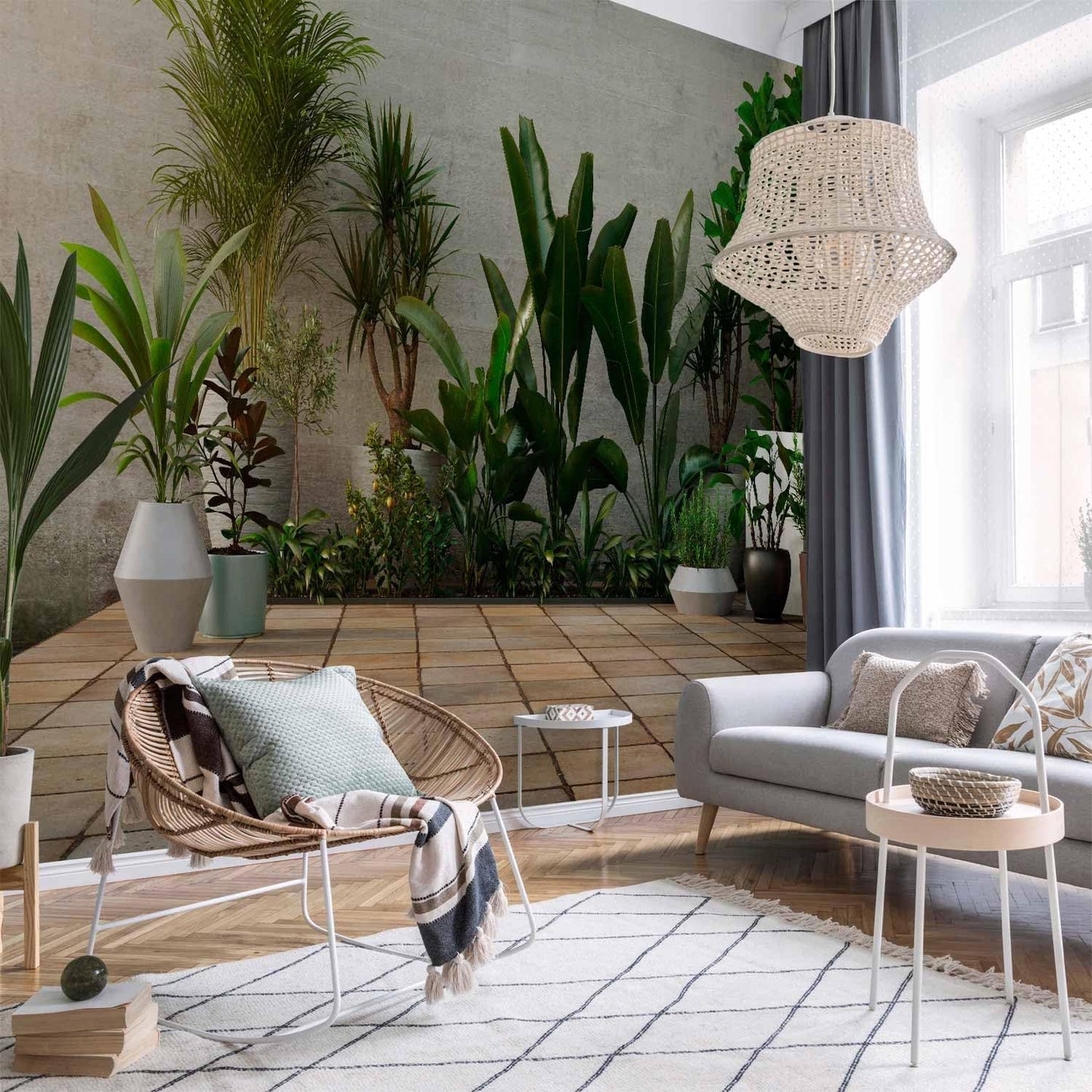 artgeist Premium Wall Mural Nature 79x55 in - XXL Non-Woven Wallpaper Fleece Wall Decor Photo Print Picture Image Design Botanics Plants 3D Effect b-B-0600-a-a