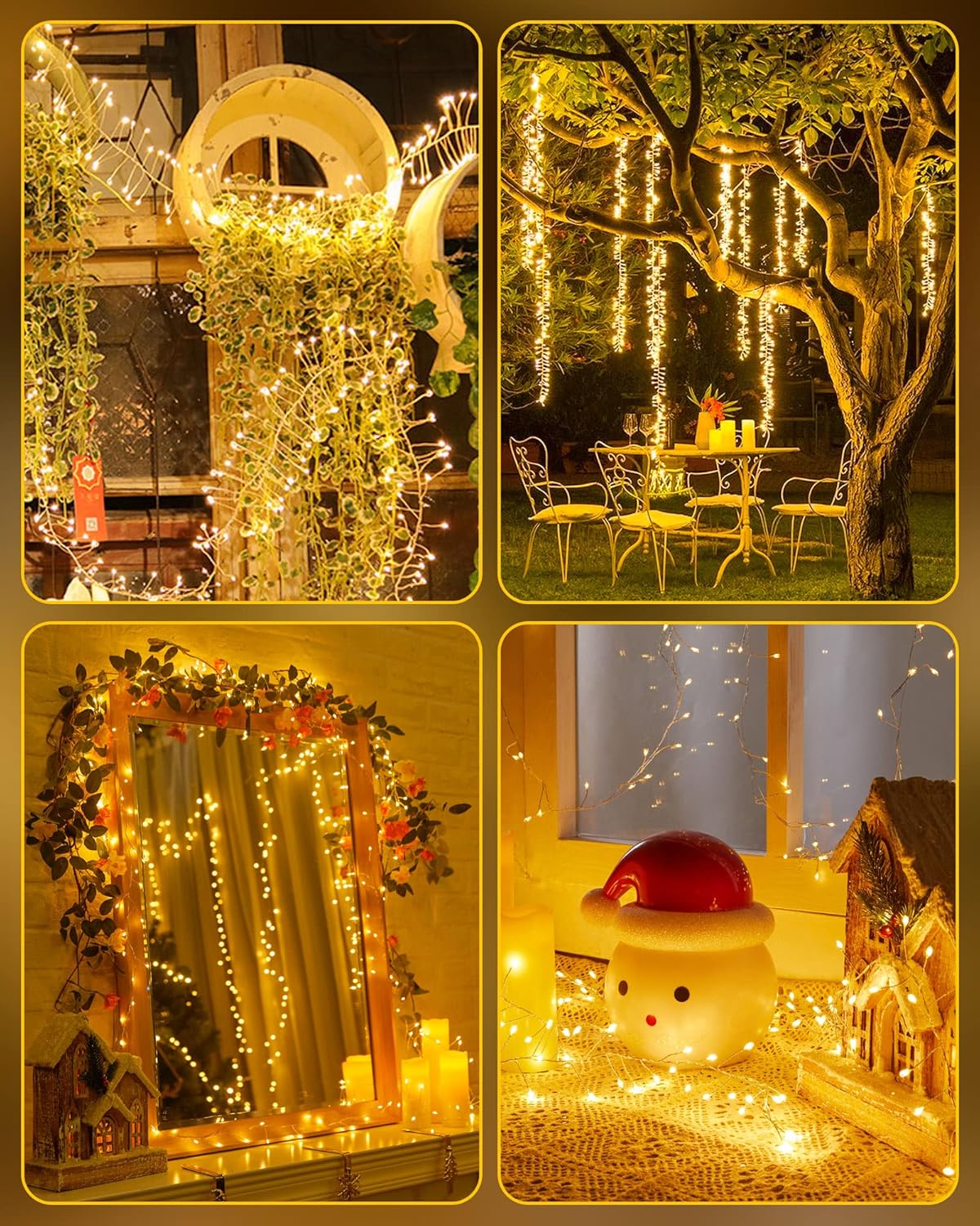 Fairy Lights Battery Operated, 60 LED Fairy String Lights Waterproof Silver Wire 5 Feet Firecracker Starry Light for DIY Wreath Home Wedding Party Bedroom Mason Jar Holiday Christmas Decorations