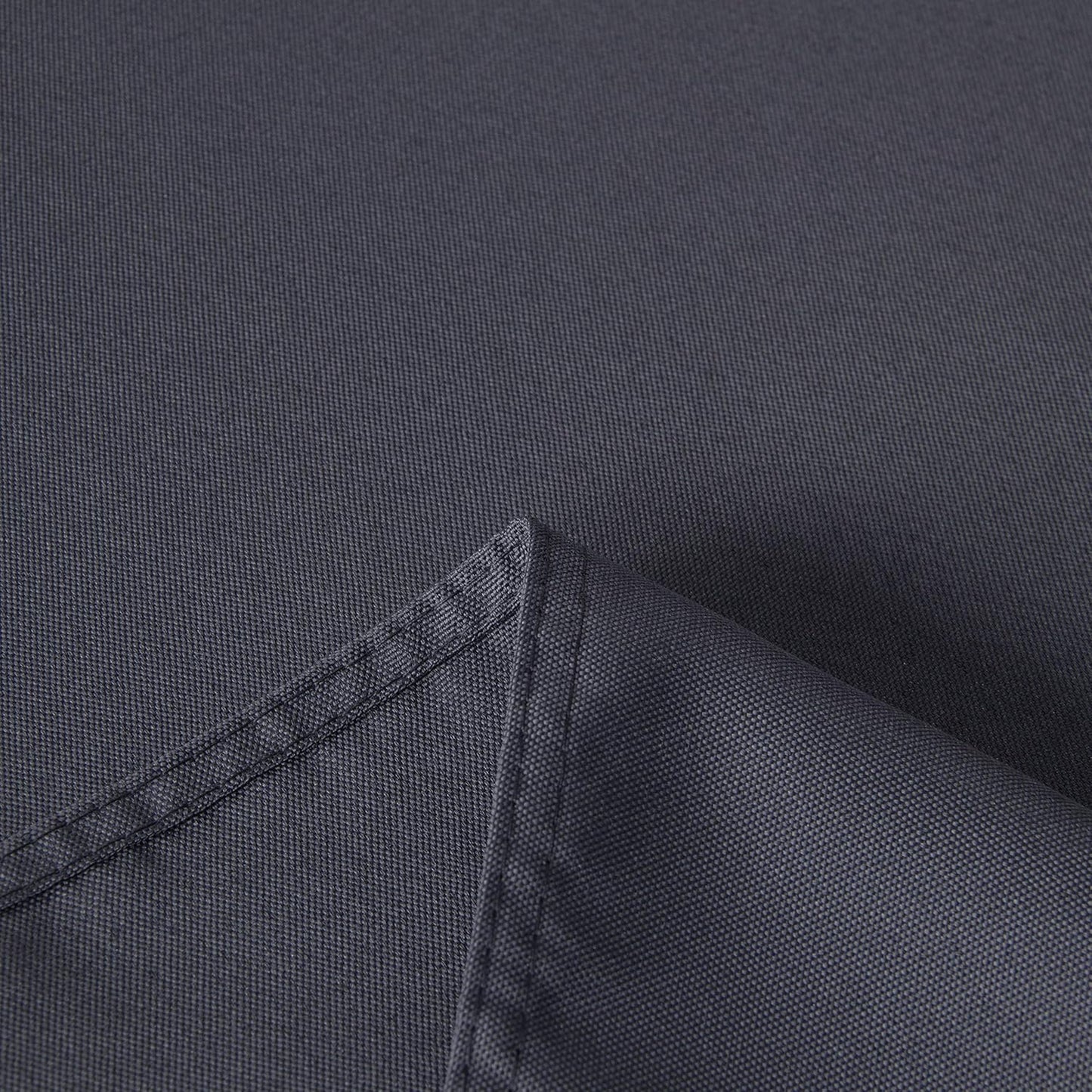 sancua Rectangle Tablecloth - 90 x 132 Inch - Water Resistant Spill Proof Washable Polyester Table Cloth, Decorative Fabric Table Cover for Dining Tables, Buffet Parties and Camping, Grey