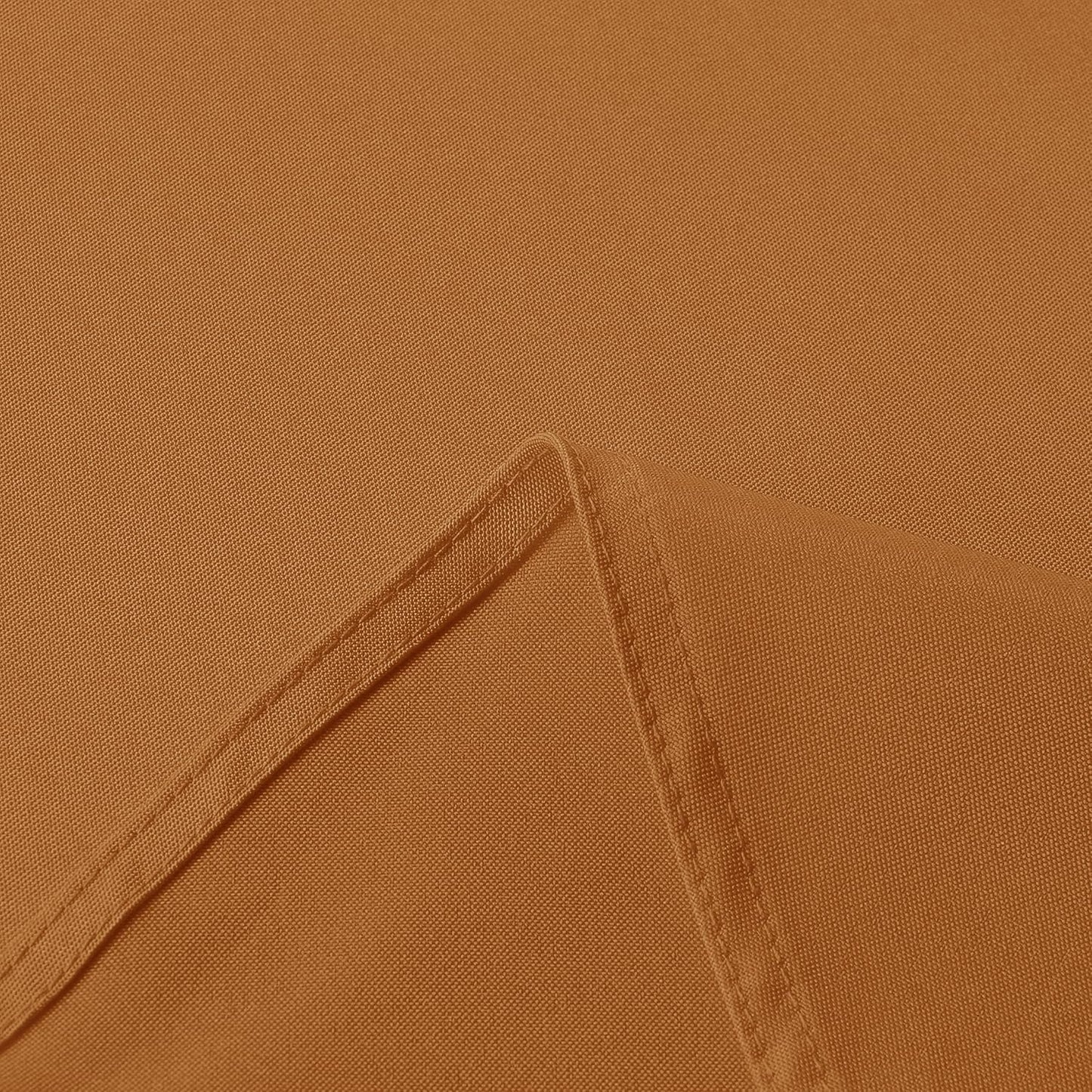 sancua Fall Tablecloth Rectangular for 6 Foot Tables - 60 x 102 Inch - Stain and Wrinkle Resistant Rectangle Table Cloth, Fabric Thanksgiving Table Cover for Dining Tables, Buffet Parties, Bronze