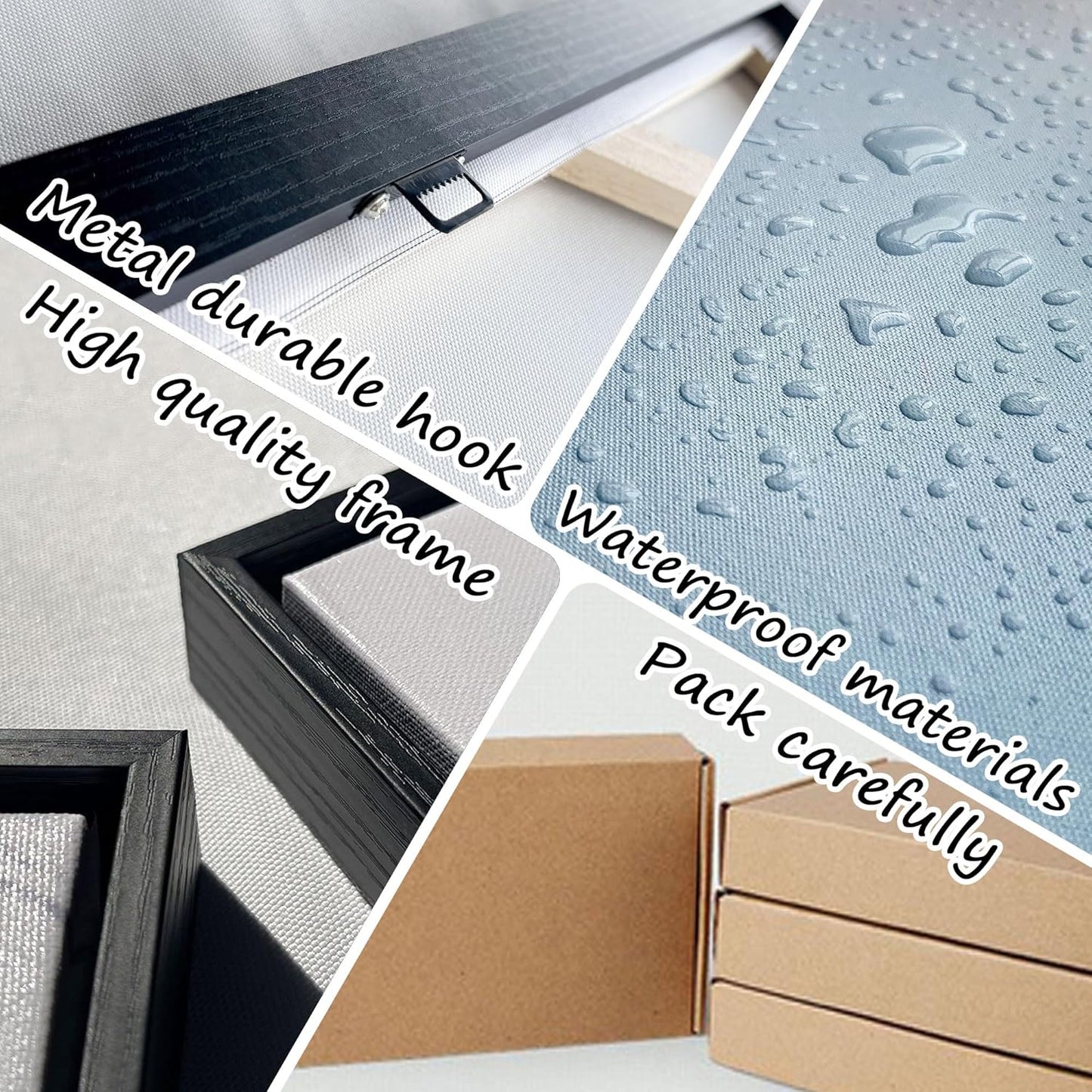 XLSJERST Abstract Wall Decor Living Room - 86x39 Inches Modern Canvas Wall Art Blue and White Picture Artwork for Office Bedroom Home Decoration