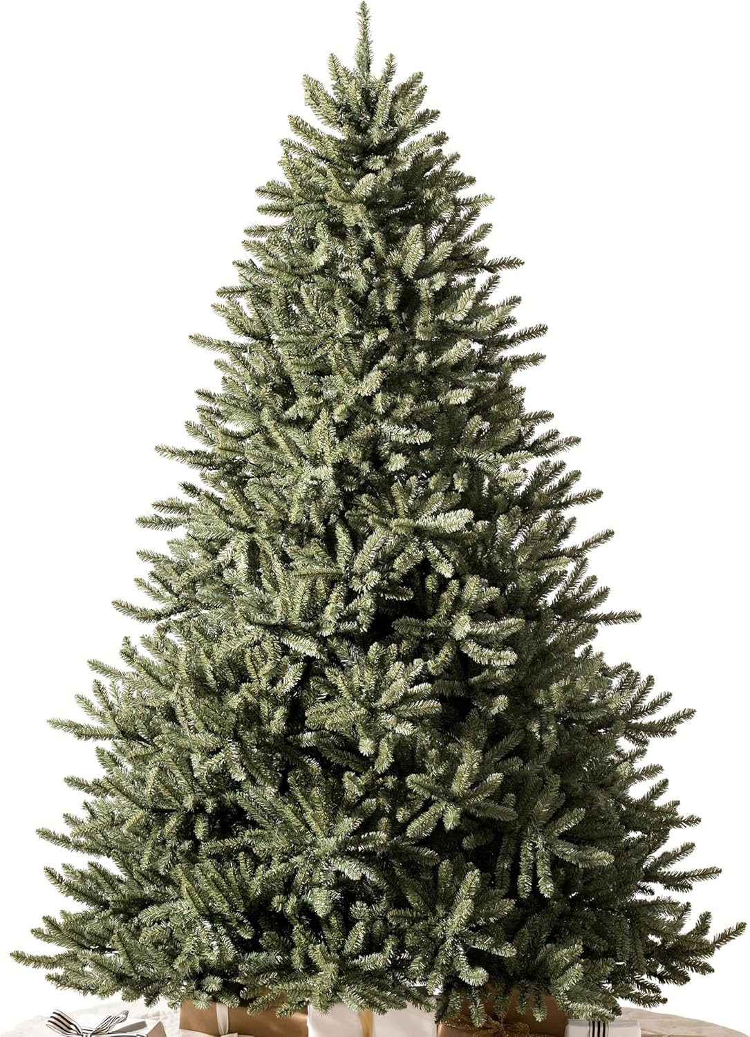 Balsam Hill 4.5 ft Unlit Classic Blue Spruce - Artificial Christmas Tree with Premium Stand & Storage Bag for Indoor Holiday Decorating
