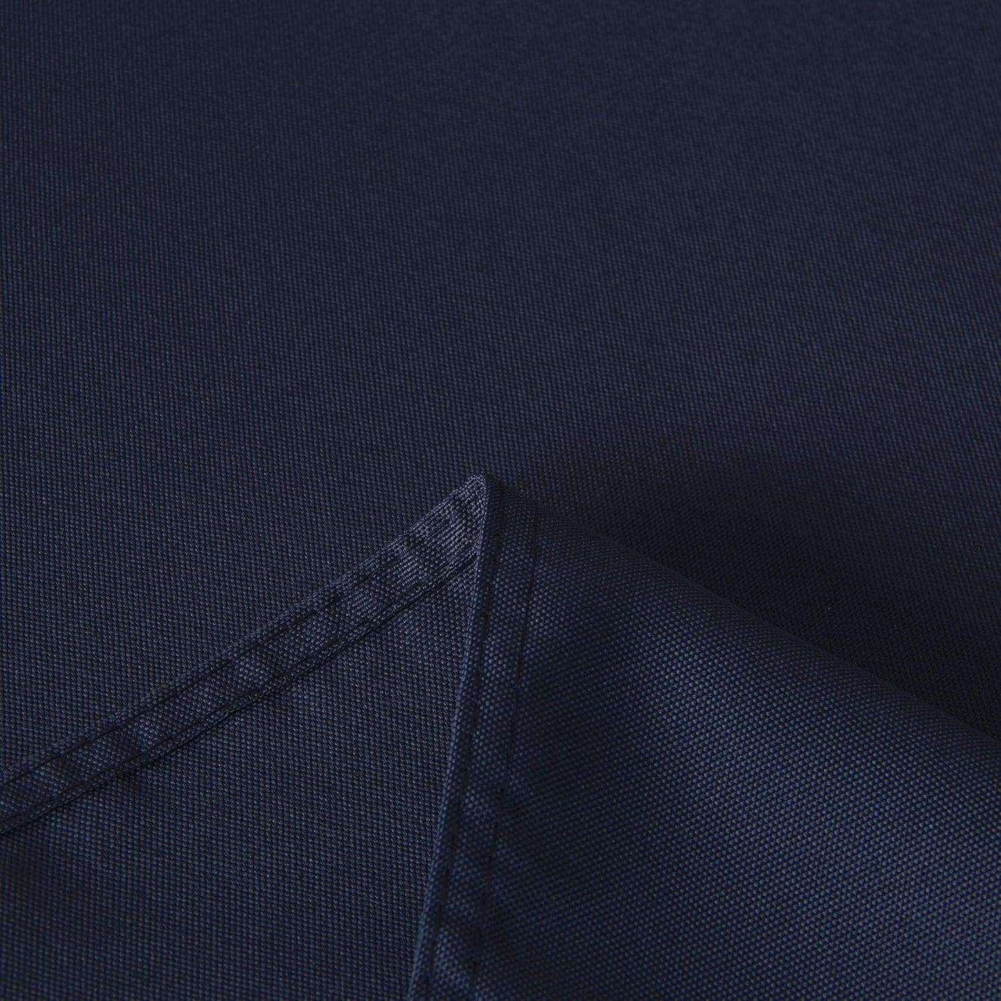 sancua Square Tablecloth - 70 x 70 Inch - Water Resistant Spill Proof Washable Polyester Table Cloth, Decorative Fabric Table Cover for Dining Tables, Buffet Parties and Camping, Navy