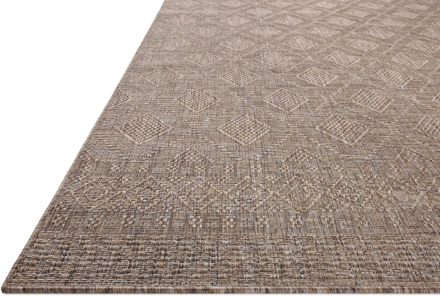 Loloi Amber Lewis Topanga Collection TOP-06 Natural/Mist 2'-3" x 3'-9" Indoor/Outdoor Area Rug