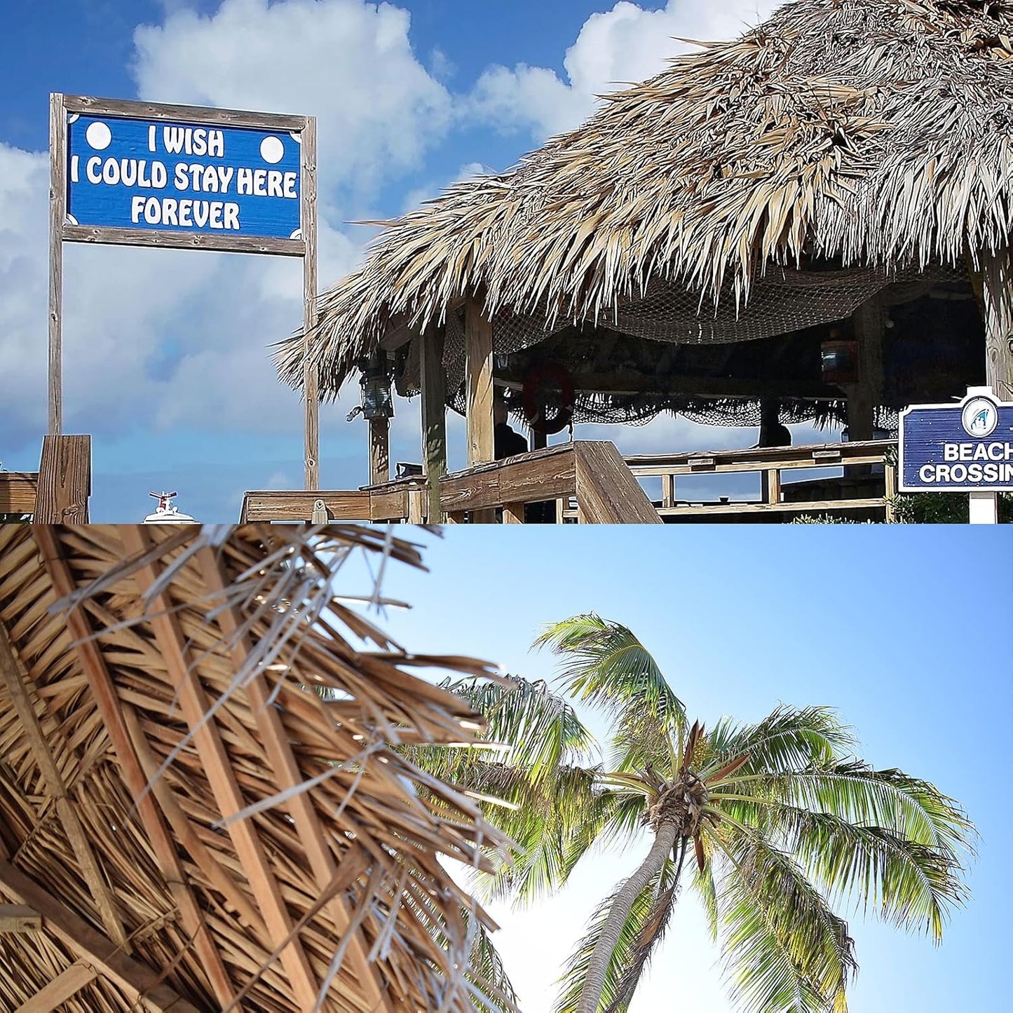 16.5ft Tiki Straw Roof Thatch-Mexican Style Artificial Palm Thatch Rolls Tiki Bar Hut Grass Duck Boat Blinds Grass Palapa Thatch Roofing for Garden Patio Umbrella Fence Party Decoration (198'' x 16")