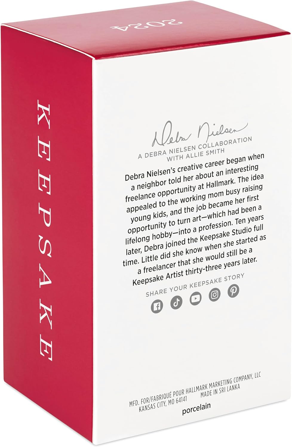 Hallmark Keepsake Christmas Ornament 2024, New Home, Porcelain, Gift for Couple