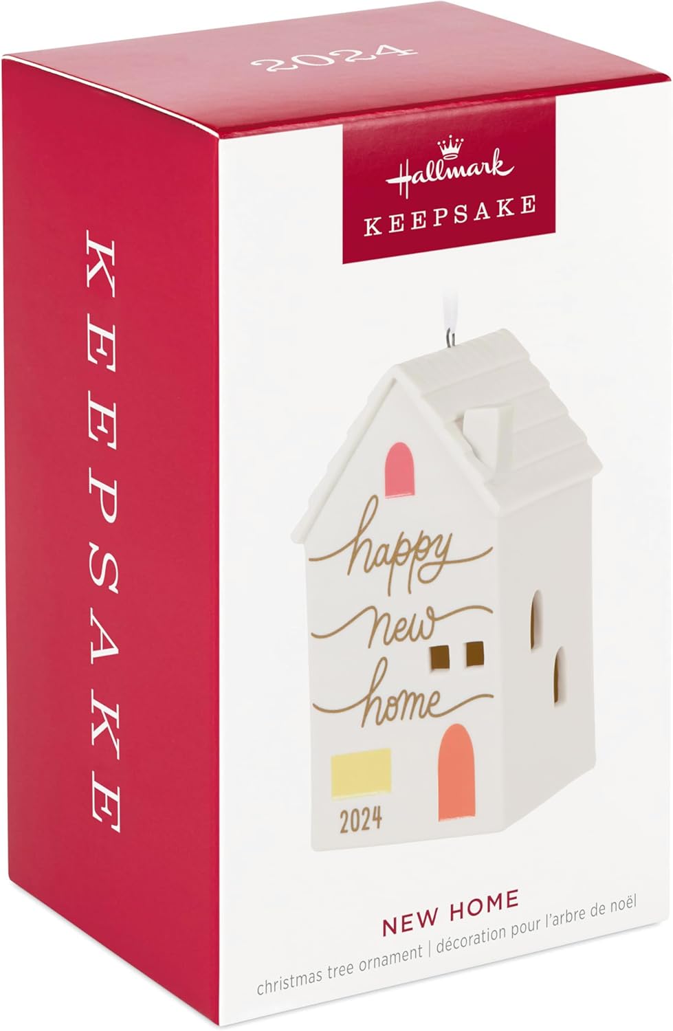Hallmark Keepsake Christmas Ornament 2024, New Home, Porcelain, Gift for Couple